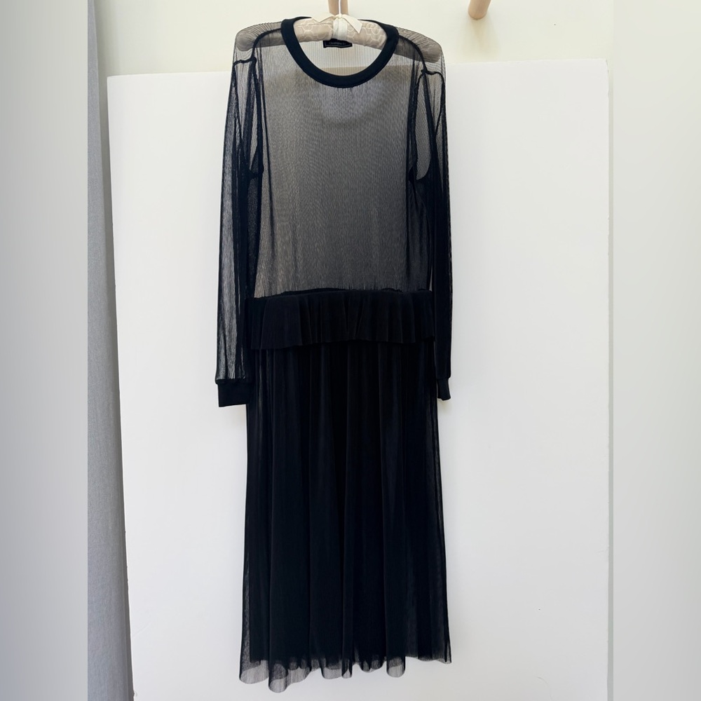 Christopher Bu Sheer black dress